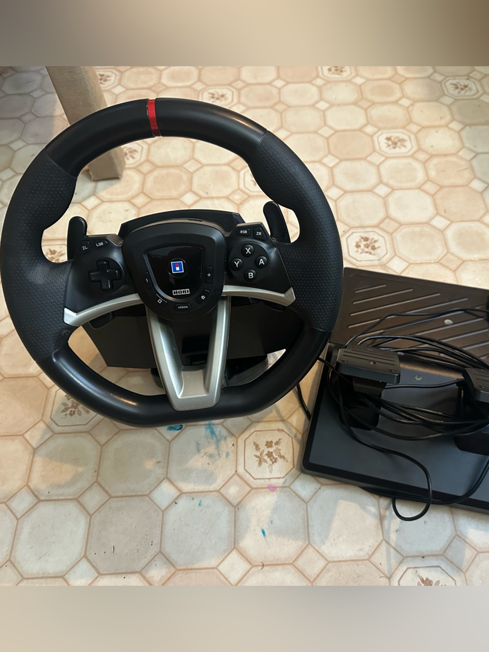 Nintendo switch racing wheel and pedals
